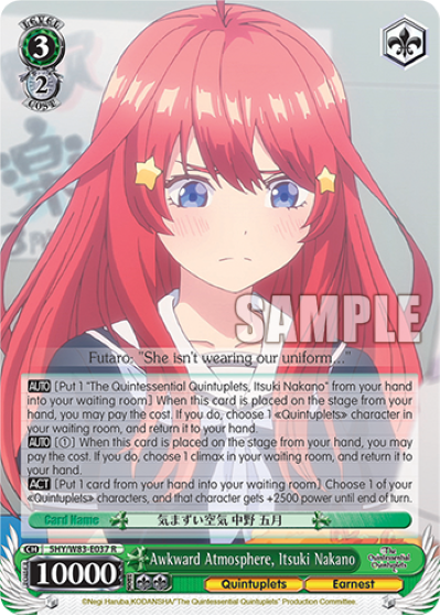 Awkward Atmosphere, Itsuki Nakano