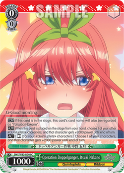 Operation Doppelganger, Itsuki Nakano
