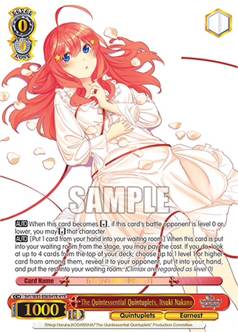 The Quintessential Quintuplets, Itsuki Nakano (HYR)