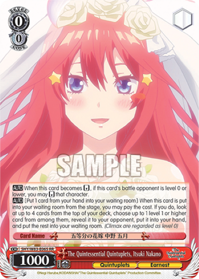 The Quintessential Quintuplets, Itsuki Nakano