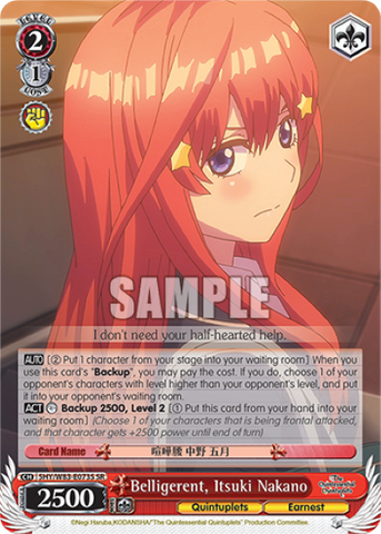 Belligerent, Itsuki Nakano (SR)