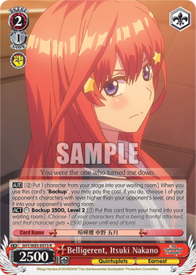 Belligerent, Itsuki Nakano