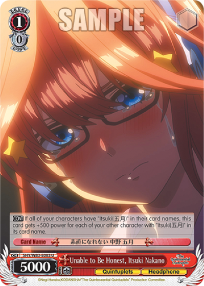 Unable to Be Honest, Itsuki Nakano