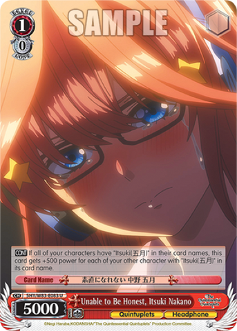 Unable to Be Honest, Itsuki Nakano