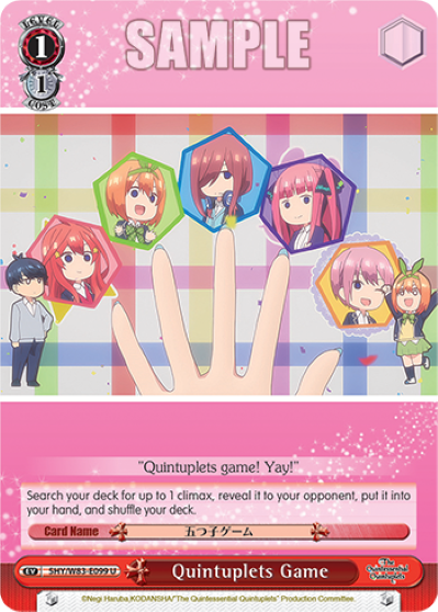 Quintuplets Game