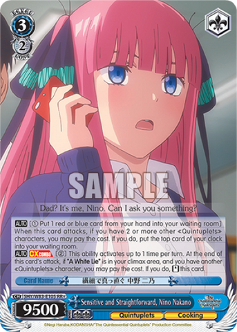 Sensitive and Straightforward, Nino Nakano
