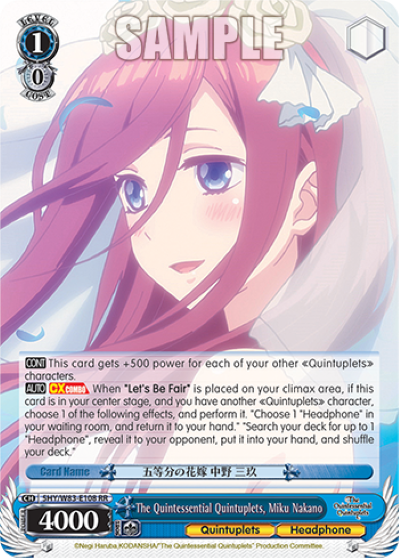 The Quintessential Quintuplets, Miku Nakano