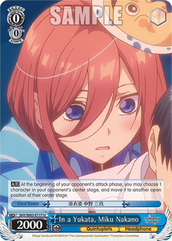 In a Yukata, Miku Nakano