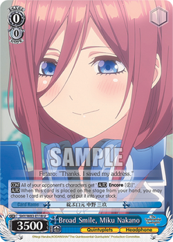 Broad Smile, Miku Nakano