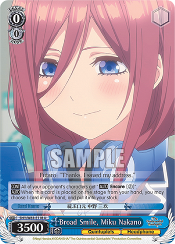 Broad Smile, Miku Nakano