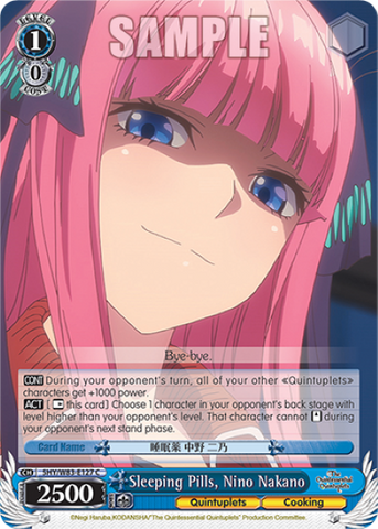 Sleeping Pills, Nino Nakano