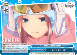Let's Be Fair (RRR)
