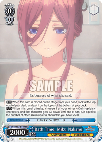 Bath Time, Miku Nakano
