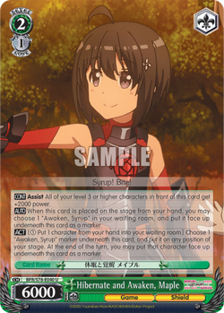 Hibernate and Awaken, Maple