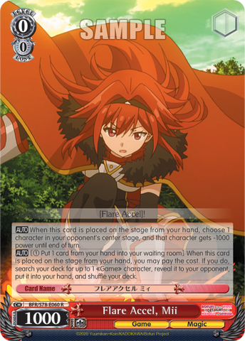 Flare Accel, Mii