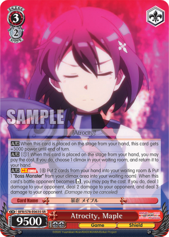 Atrocity, Maple (SR)