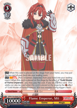Flame Emperor, Mii (SR)