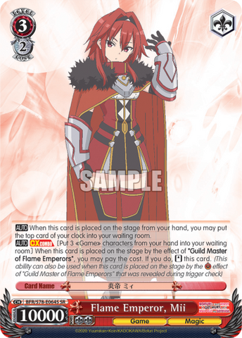 Flame Emperor, Mii (SR)