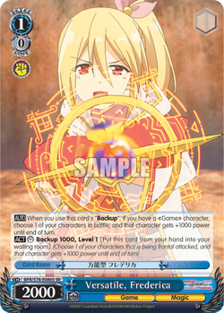 Versatile, Frederica (SR)