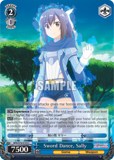 Sword Dance, Sally