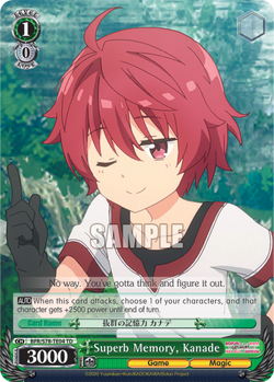 Superb Memory, Kanade