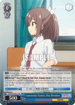 Consistently Flawless, Risa Shiromine