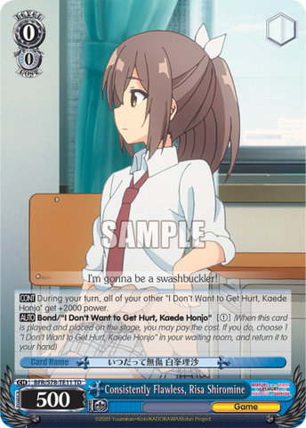 Consistently Flawless, Risa Shiromine