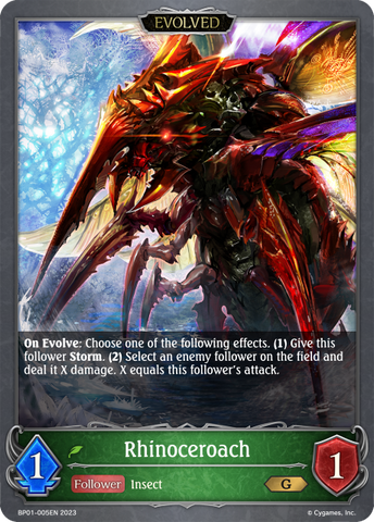 Rhinoceroach (Evolved) - BP01-005EN