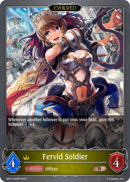 Fervid Soldier (Evolved) - BP01-044EN
