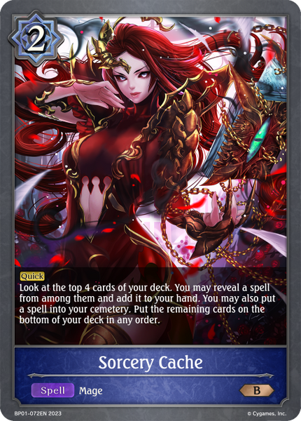 Sorcery Cache - BP01-072EN