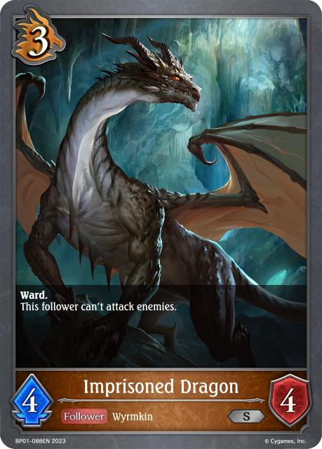 Dragon Inprisoned Imprisoned Dragon - BP01-088EN – Perfect Sphere Games