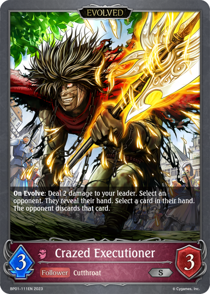 Crazed Executioner (Evolved) - BP01-111EN