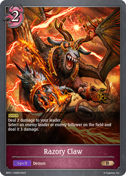 Razory Claw - BP01-125EN