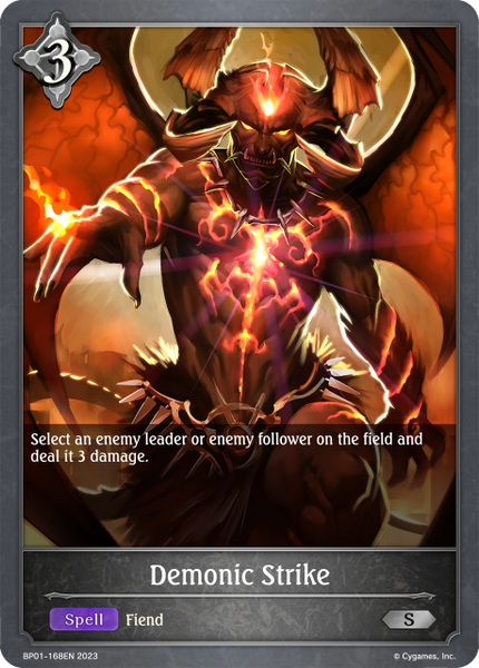 Demonic Strike - BP01-168EN