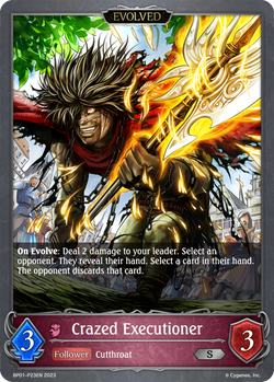 Crazed Executioner (Evolved) (P) - BP01-P23EN