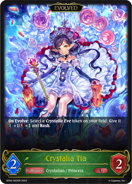 Crystalia Tia (Evolved) - BP02-002EN