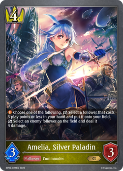 Amelia, Silver Paladin - BP02-021EN