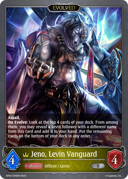 Jeno, Levin Vanguard (Evolved) - BP02-026EN