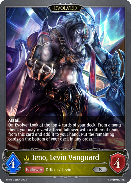 Jeno, Levin Vanguard (Evolved) - BP02-026EN