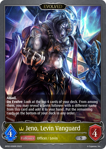 Jeno, Levin Vanguard (Evolved) - BP02-026EN