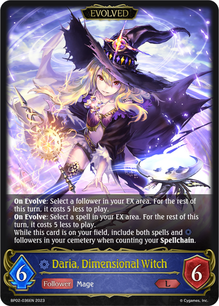 Daria, Dimensional Witch (Evolved) - BP02-036EN