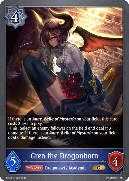 Grea the Dragonborn - BP02-040EN