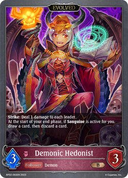 Demonic Hedonist (Evolved) - BP02-083EN