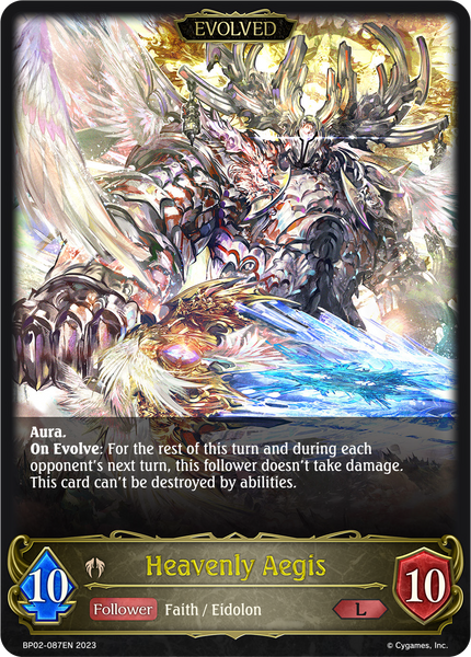 Heavenly Aegis (Evolved) - BP02-087EN