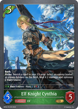 Elf Knight Cynthia (P) - BP02-P01EN