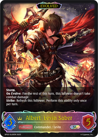 Albert, Levin Saber (Evolved) (SL) - BP02-SL05EN