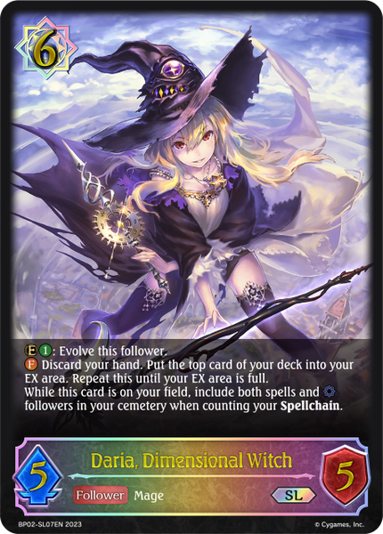 Daria, Dimensional Witch (SL) - BP02-SL07EN