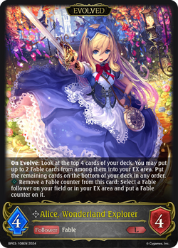 Alice, Wonderland Explorer (Evolved) - BP03-108EN