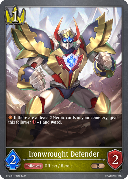 Ironwrought Defender (P) - BP03-P10EN