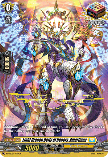 Light Dragon Deity of Honors, Amartinoa (Hot Stamped) - BSFo2021/VGD04